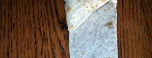 треугольники из лаваша с сыром. Шаг 5