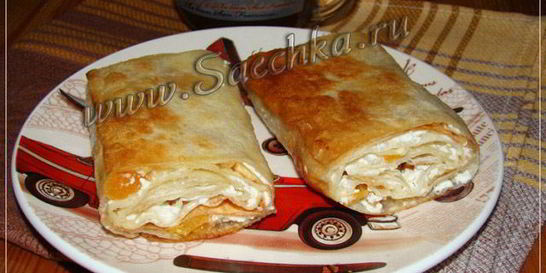 Вертуты из лаваша