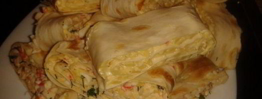 закуски из лаваша. Шаг 6