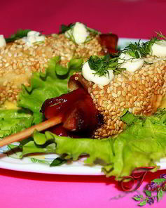 Закусочные сосиски в лаваше