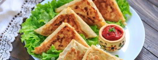 жареный лаваш с колбасой и сыром. Шаг 13