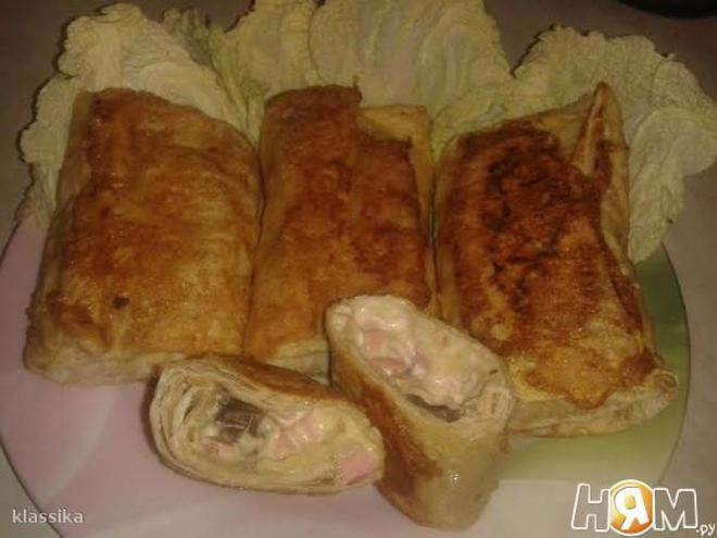 Рецепт жареного лаваша