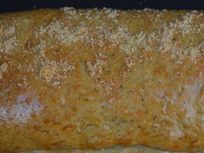 Рецепт фокаччи фаршированной сладким перцем, розмарином и сыром