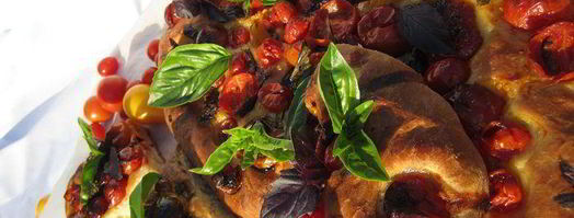 фокачча с ароматными томатами. Шаг 8