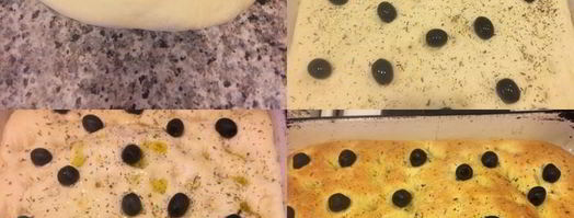 фокачча с оливками и прованскими травами. Шаг 5