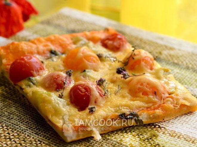 Рецепт итальянских лепешек с черри