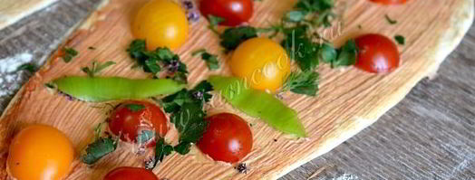 итальянские лепешки с черри. Шаг 6