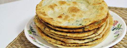 китайские лепешки с зеленью. Шаг 14