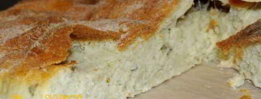 лепешка с сыром gorgonzola. Шаг 6