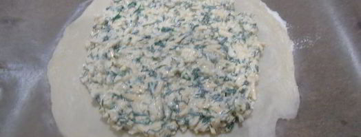 лепешка с сыром и зеленью. Шаг 9