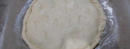 лепешка с сыром и зеленью. Шаг 10