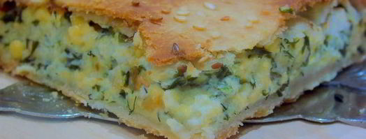 лепешка с сыром и зеленью. Шаг 11