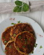 Лепешки из кабачков с брынзой