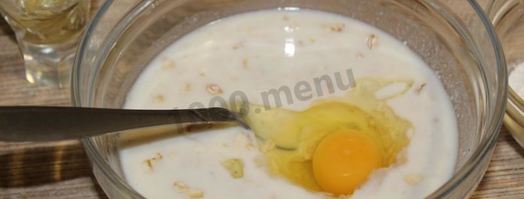 лепешки из овсяных хлопьев. Шаг 4