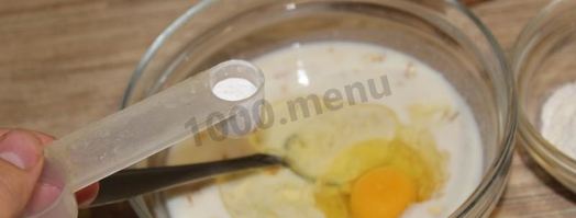 лепешки из овсяных хлопьев. Шаг 6