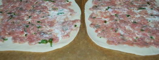 лепешки с сыром и фаршем. Шаг 12