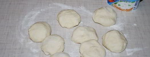 лепешки с сыром и фаршем. Шаг 8