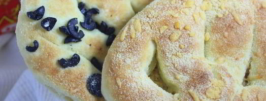 лепешки с сыром и маслинами. Шаг 8