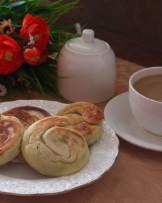 Лепешки с зеленью