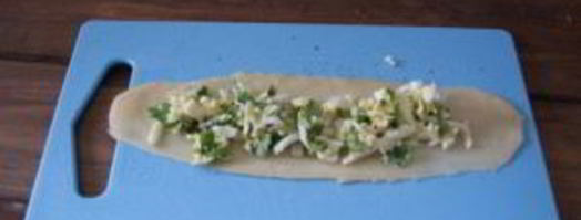 лепешки с зеленью. Шаг 5