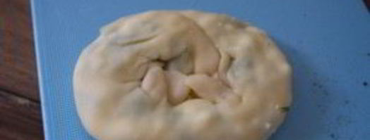 лепешки с зеленью. Шаг 7