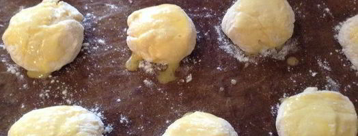 лепешки творожные. Шаг 6