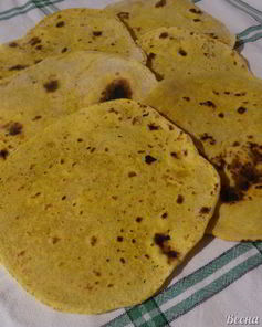 Манные лепёшки с куркумой