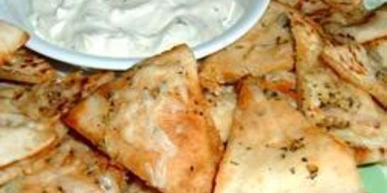 Пита с чесноком