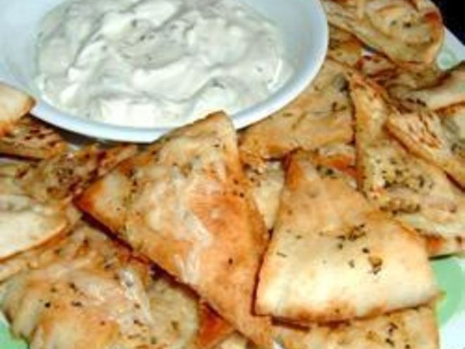 Рецепт питы с чесноком