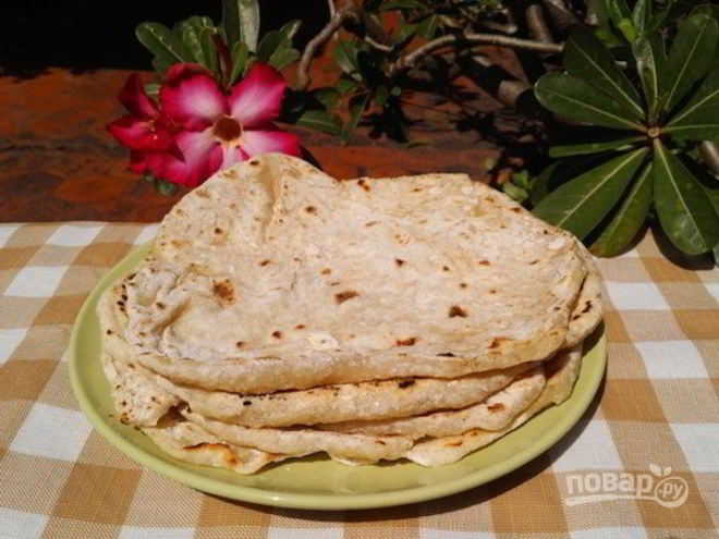 Рецепт пресной лепешки