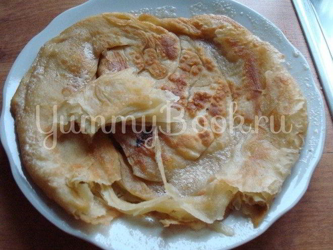 Рецепт слоеных лепешек