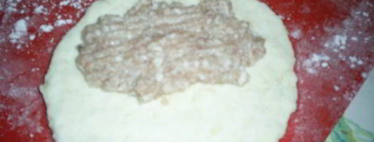 сырные лепешки с мясом. Шаг 5