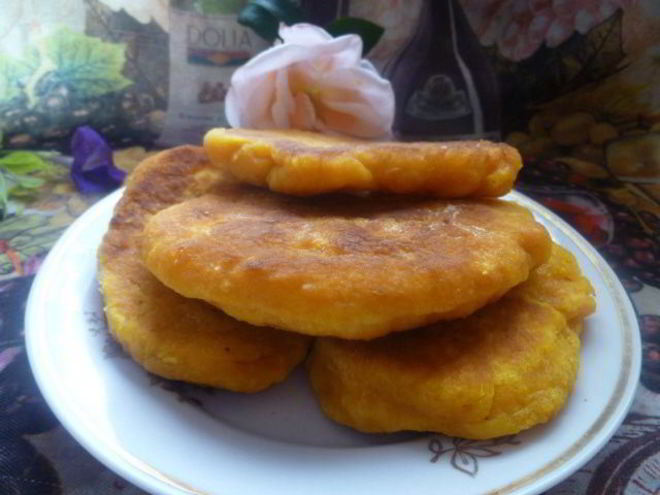 Рецепт тыквенных лепешек