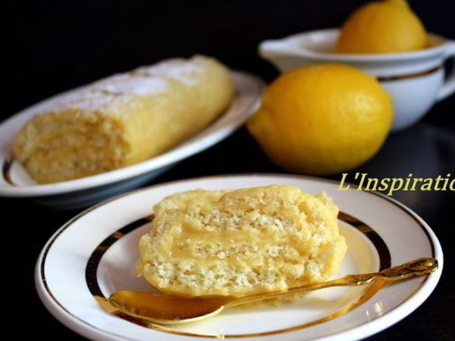 Рецепт лимонного рулета