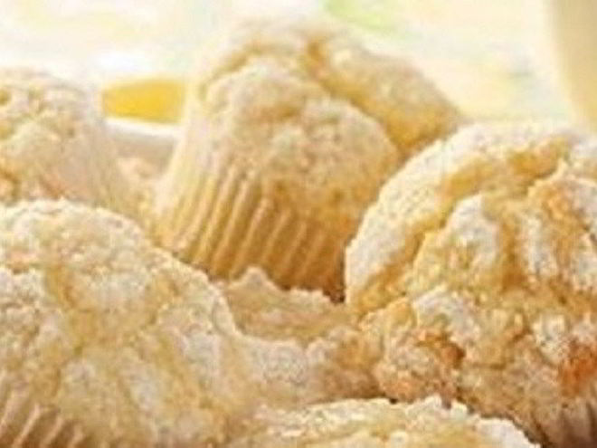 Рецепт лимонных маффинов с хрустящей крошкой