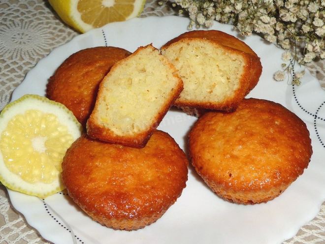 Рецепт лимонных маффинов с лимоном