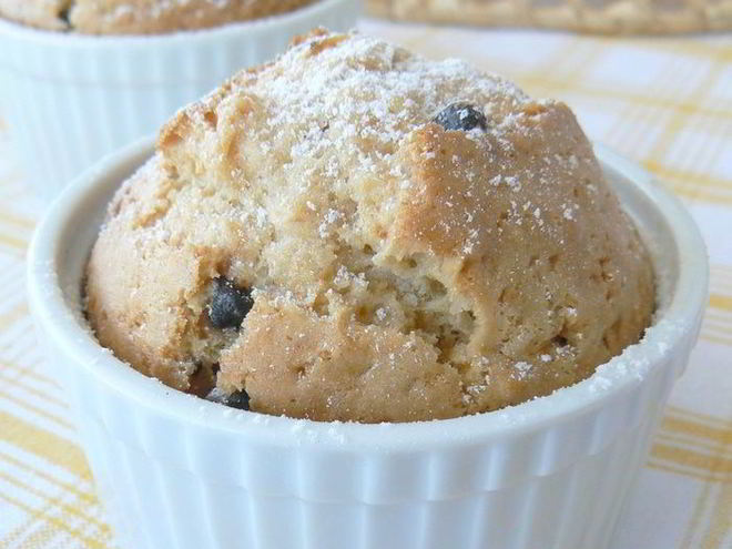 Рецепт маффинов с арахисовой пастой и шоколадными каплями