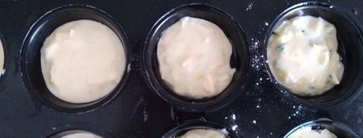 маффины с кабачком, сыром и мятой. Шаг 7
