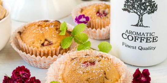 Маффины с клубникой и белым шоколадом