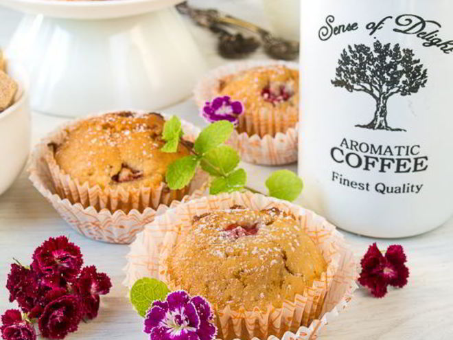 Рецепт маффинов с клубникой и белым шоколадом