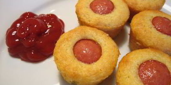 Маффины с сосисками