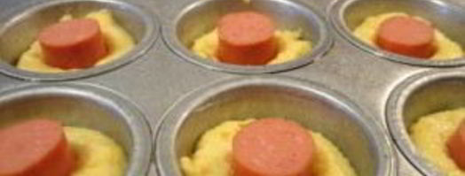 маффины с сосисками. Шаг 3