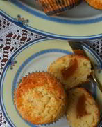 Маффины с вареной сгущенкой