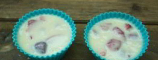 маффины со свежей клубникой. Шаг 6