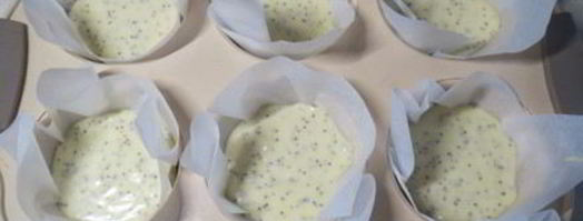 маковые маффины с лимонным соком. Шаг 14