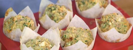 миндально-творожные маффины со шнитт-луком. Шаг 10