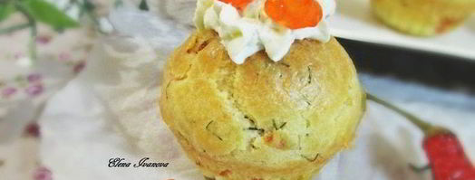 мини-маффины с семгой. Шаг 11