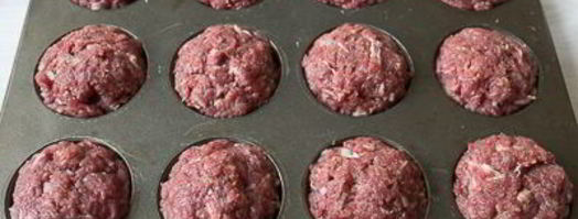 мясные маффины с перепелиным яйцом. Шаг 9
