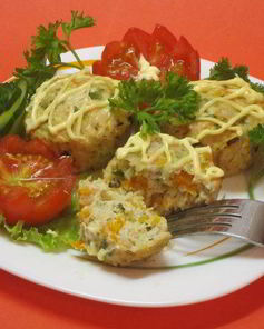 Мясные маффины