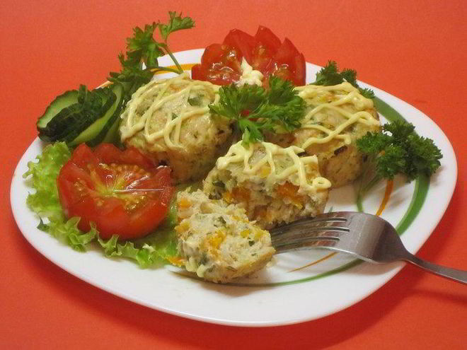 Рецепт мясных маффинов